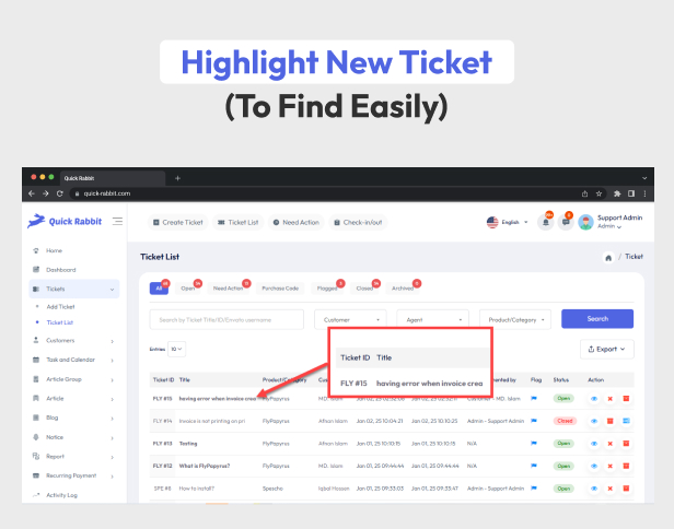 Quick Rabbit - AI Powered Support Ticketing with Knowledgebase and Live Chat - 16